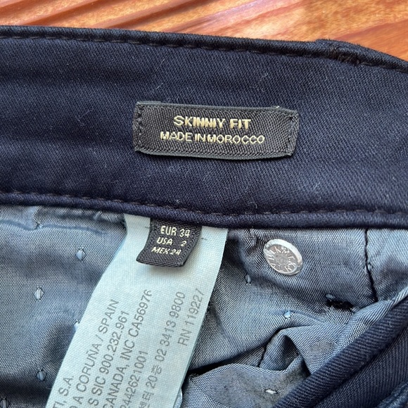 Navy blue Massimo Dutti pants - Picture 4 of 7